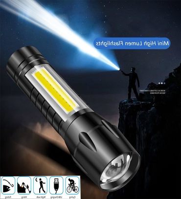 Mini Flashlights Rechargeable Led Chic Small Flashlights Adjustable Portable Waterproof Led Flashlight Tactical Flashlight