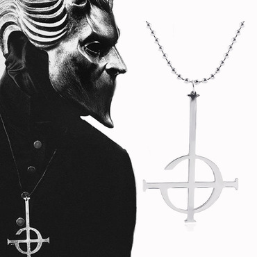 Rock Punk Hip Hop Chic Ghost Stainless Steel Alloy Pendant Necklace
