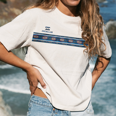 Casual Vintage Print Surf Chic T-shirt
