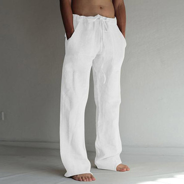 Men's Casual Breathable Loose Chic Cotton Trousers