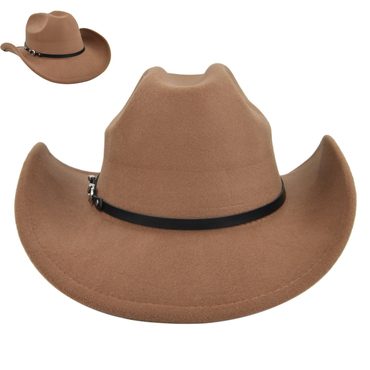Men's Vintage Wool Cowboy Chic Hat Yellowstone Jazz Hat