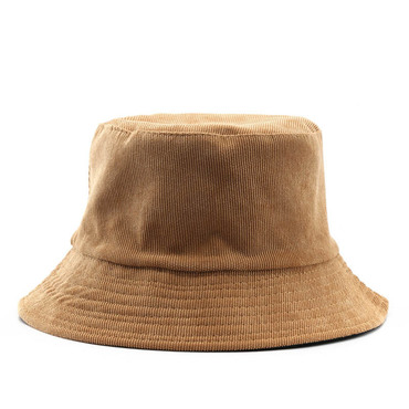 Bucket Hat Fashion Reversible Chic Solid Color Outdoor Sun Hat Vintage Casual Khaki Navy Blue Black Army Green Brown Gray