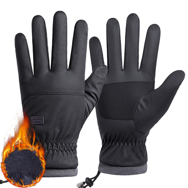 Men's Warm Fleece Non-slip Chic Outdoor Sports Windproof Gloves