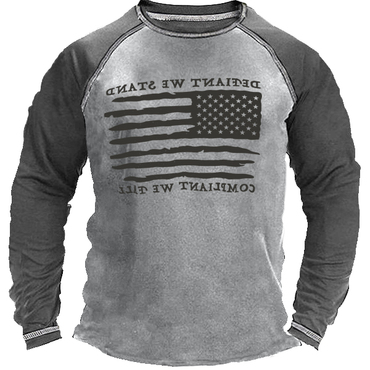 Men's Outdoor Defiant We Chic Stand Long Sleeve T-shirt