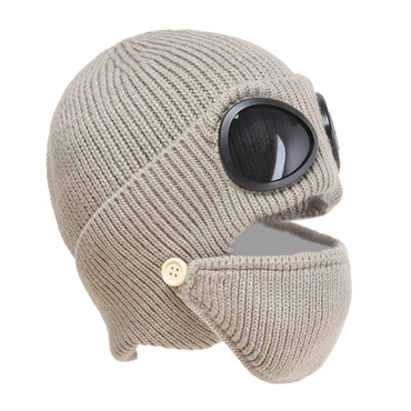 Men's Warm Tactical Ski Chic Ride Knitted Hat With Mask