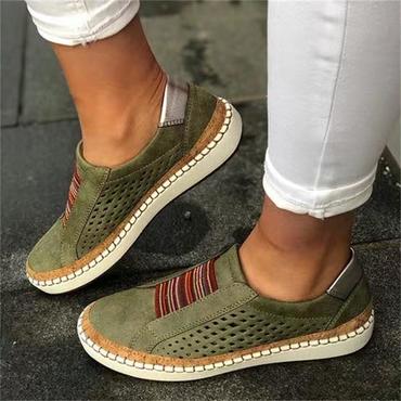 Women's Slip-ons Plus Size Chic Outdoor Daily Flat Heel Round Toe Casual Faux