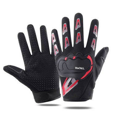 Men's Outdoor Sports And Chic Motorcycle Anti Slip Protective Gloves