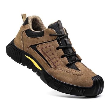 Men's Anti-smash And Anti-puncture Chic Lightweight And Comfortable Toe-toe Safety Work Shoes
