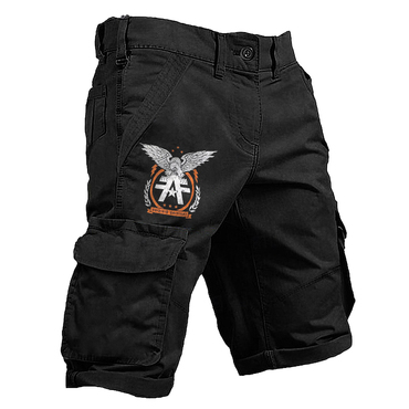 Men's American Fighter Vintage Print Chic Shorts
