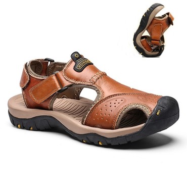 Men's Wear-resistant Soft Non-slip Chic Leather Sandals