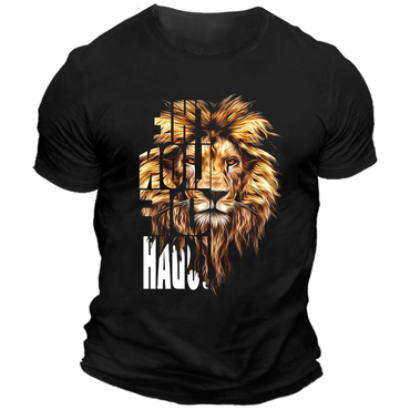 Men's Jesus The Lion Chic Of Judah Christian T-shirt