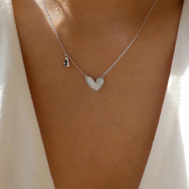 Mother's Day Gift For Chic Girlfriend Acrylic Love Necklace Clavicle Chain Neck Necklace