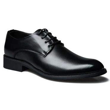 Men's Derby Shoes Texture Chic Leather Business Dress Casual