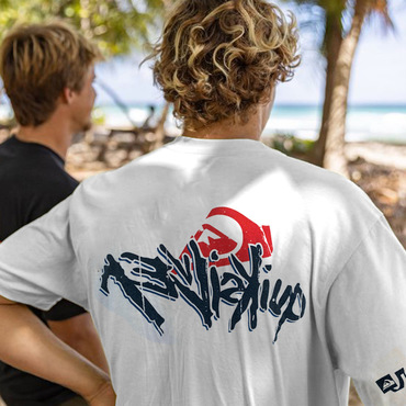 Oversized Men's Vintage Surf Print Chic Casual T-shirt