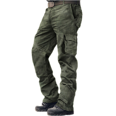 Men's Outdoor Multi-bag Cotton Chic Sports Casual Cargo Pants