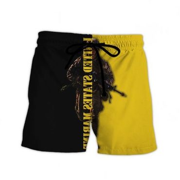 Marine Soldiers 3d All Chic Over Printed Drawstring Shorts