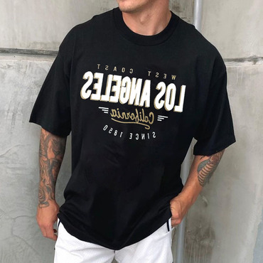 Men's Oversized Vintage Los Chic Angeles T-shirt