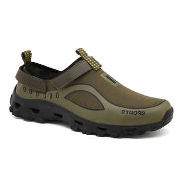 Men's Non-slip Velcro Shoes Chic Outdoor Hiking Casual Wading Shoes