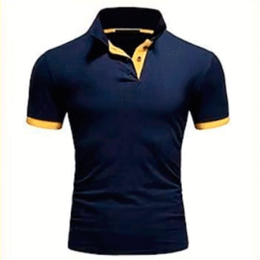 Men's T Shirt Tee Chic Polo Shirt Golf Shirt Turndown Casual Soft Breathable Short Sleeve Lake Blue Black White Solid Cloths