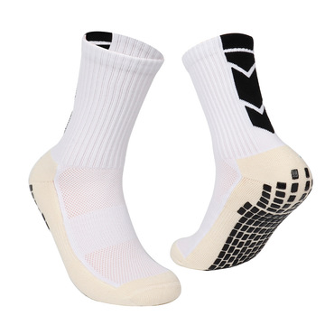 Men's Moisture-absorbing And Sweat-wicking Chic Sports Socks Wear-resistant Non-slip Dispensing Socks With Towel Bottom