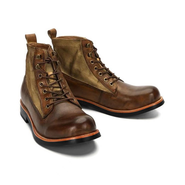 Men's Western Style Retro Chic Motorcycle Boots