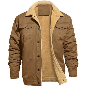 Men's Outdoor Fleece Cotton Chic Work Casual Jacket