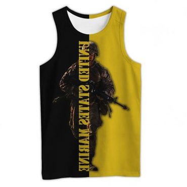 Marine Soldiers 3d All Chic Over Printed Tank Top