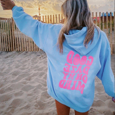 Good Daze On My Chic Mind Oversized Hoodie