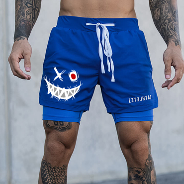 Men's Smiley Shorts Performance Chic Shorts