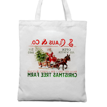 Christmas Gift Tote Bag Chic Canvas Bag