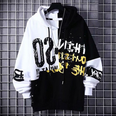 Fashion Casual Hooded Print Chic Hoodie