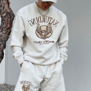 Retro Men's Naturding Chic Sweatshirt