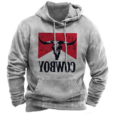 Men's Cowboy Hoodie Chic