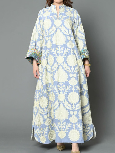 Stylish Printed Ramadan Abaya Chic Dress