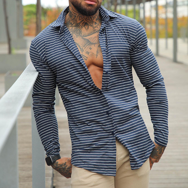 Men's Striped Formal Chic Shirt