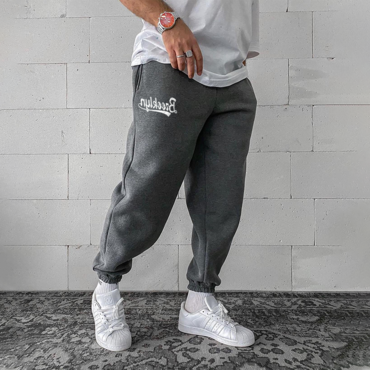 Men's Casual Clean 'brooklyn' Print Chic Sweatpants