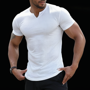 Men's Basic Solid Color Chic Tight T-shirt