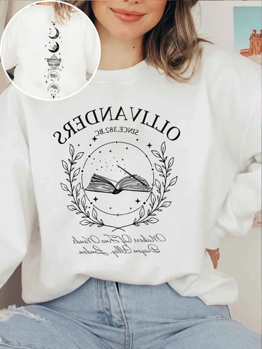 Ollivanders Wand Shop, Wizard Chic Book Shop Sweatshirt