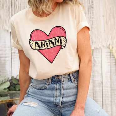 Mother's Day Printed Casual Chic T-shirt