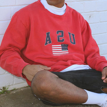 Usa Crew Neck Chic Sweatshirt