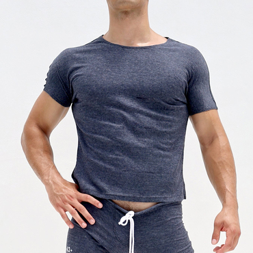 Men's Tight Solid Color Chic T-shirt