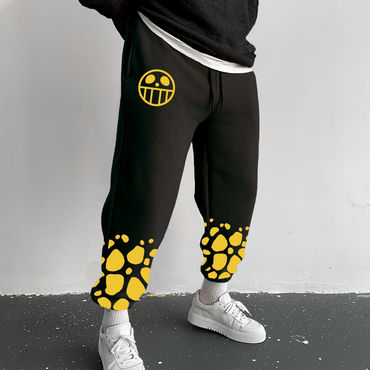 Anime Print Casual Sports Chic Pants