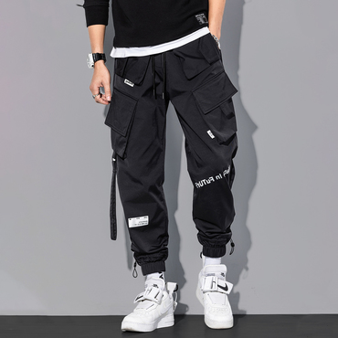 Trendy Thickened Multi-pocket Hip-hop Chic Trousers