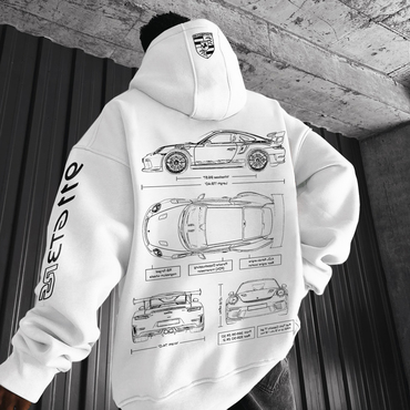 Oversize Sports Car 911 Chic Gt3rs Hooded