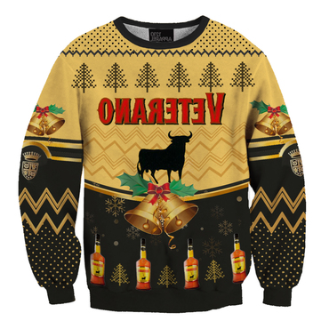 Unisexbrandy Veterano 3d Print Chic Fun Christmas Sweatshirt