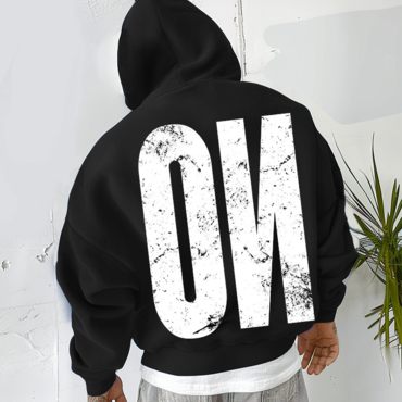 Men's Retro Street Ootwork Chic Them All 1889 Graphic Print Hoodie