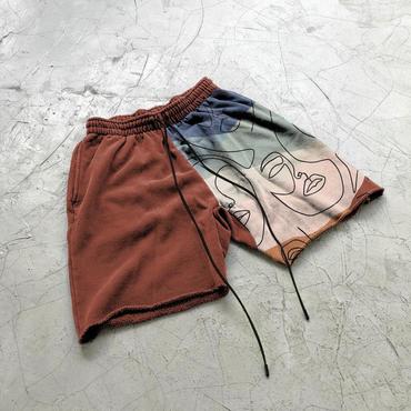 Street Trend Abstract Graffiti Chic Art Print Sports Shorts