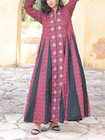 Stylish Embroidered Ramadhan Abaya Chic Dress