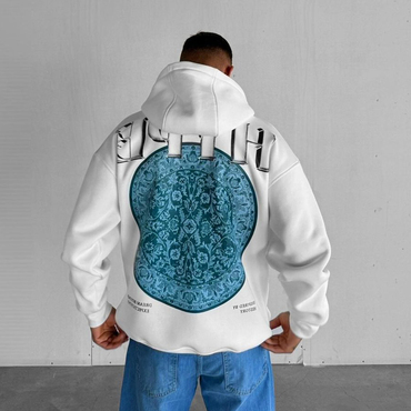 Unisex Street Print Oversized Chic Hoodie