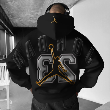 Unisex Super Jumpman No.23 Chic Basketball Hoodie